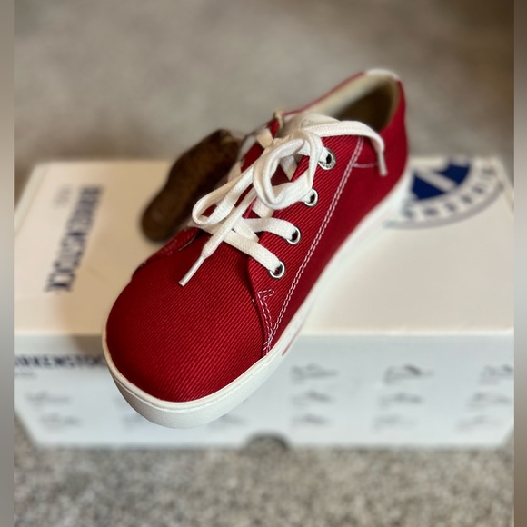 Birkenstock Other - Birkenstock Textile ARRAN Red Sneakers size 32